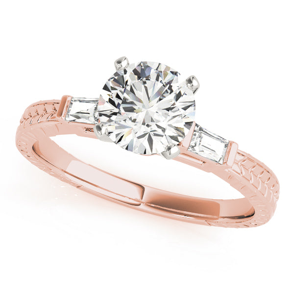 Baguette Three-Stone Diamond Engagement Ring · 0.14 ct tw