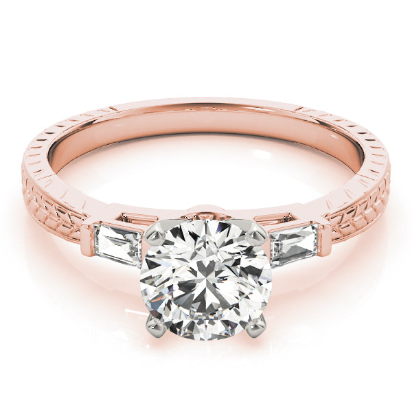 Baguette Three-Stone Diamond Engagement Ring · 0.14 ct tw