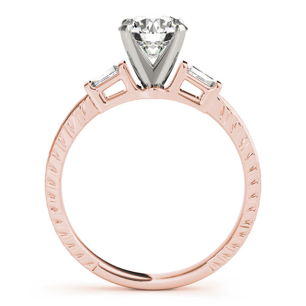 Baguette Three-Stone Diamond Engagement Ring · 0.14 ct tw