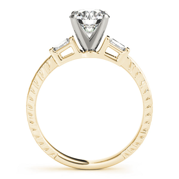 Baguette Three-Stone Diamond Engagement Ring · 0.14 ct tw