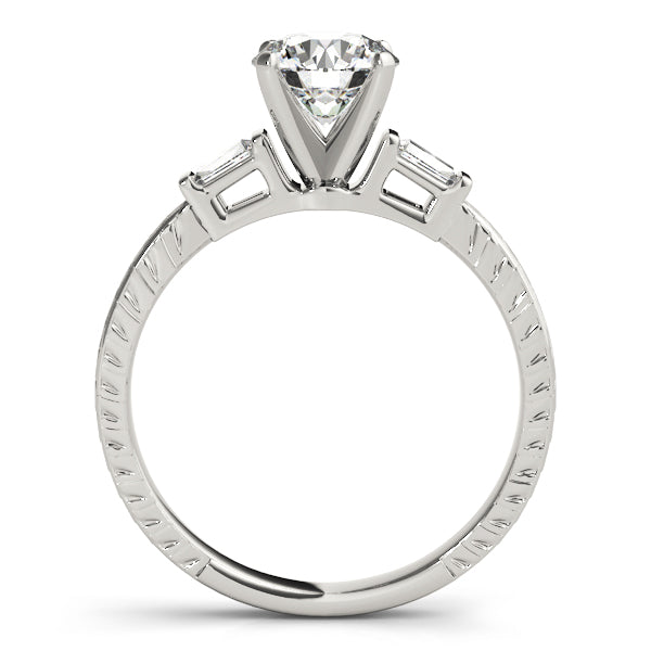 Baguette Three-Stone Diamond Engagement Ring · 0.14 ct tw