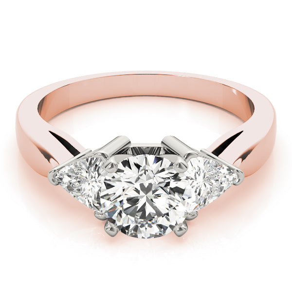 Trillion Three-Stone Diamond Engagement Ring · 0.10 ct tw