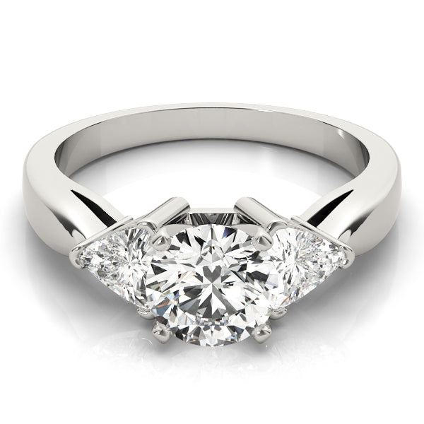 Trillion Three-Stone Diamond Engagement Ring · 0.10 ct tw