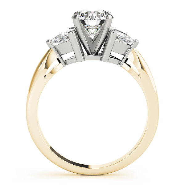 Trillion Three-Stone Diamond Engagement Ring · 0.10 ct tw