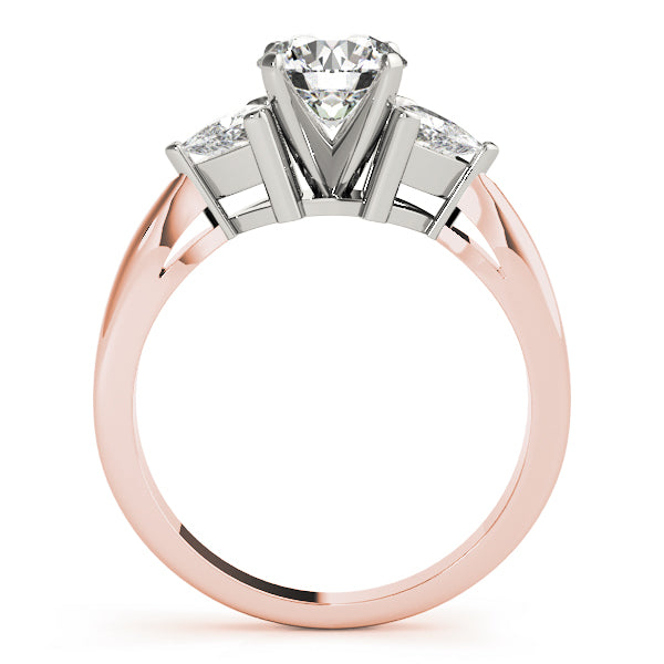 Trillion Three-Stone Diamond Engagement Ring · 0.10 ct tw