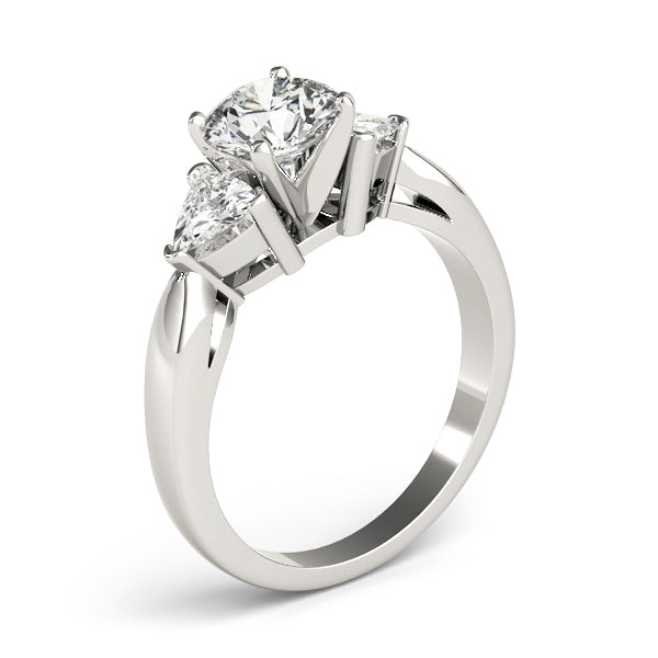 Trillion Three-Stone Diamond Engagement Ring · 0.66 ct tw