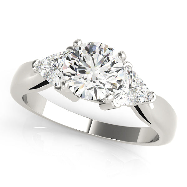 Trillion Three-Stone Diamond Engagement Ring · 0.66 ct tw
