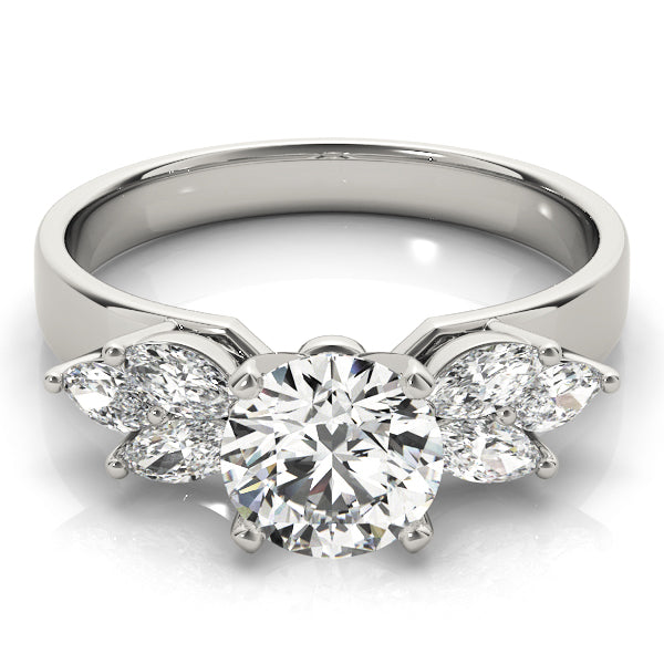 Marquise Fancy Shape Diamond Engagement Ring · 0.42 ct tw