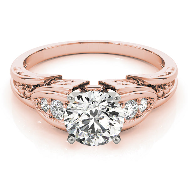 Single Row Prong Set Diamond Engagement Ring · 0.10 ct tw