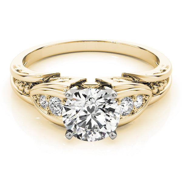 Single Row Prong Set Diamond Engagement Ring · 0.10 ct tw