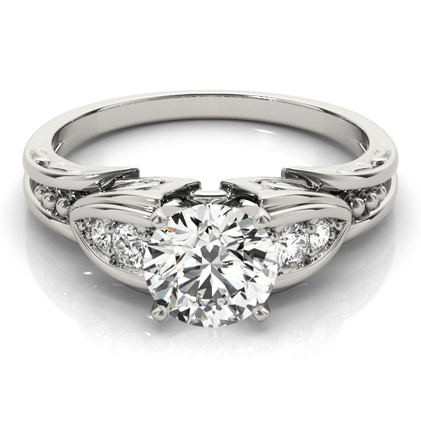 Single Row Prong Set Diamond Engagement Ring · 0.10 ct tw