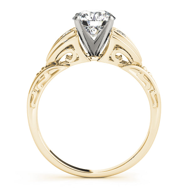 Single Row Prong Set Diamond Engagement Ring · 0.10 ct tw