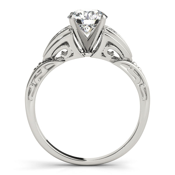 Single Row Prong Set Diamond Engagement Ring · 0.10 ct tw