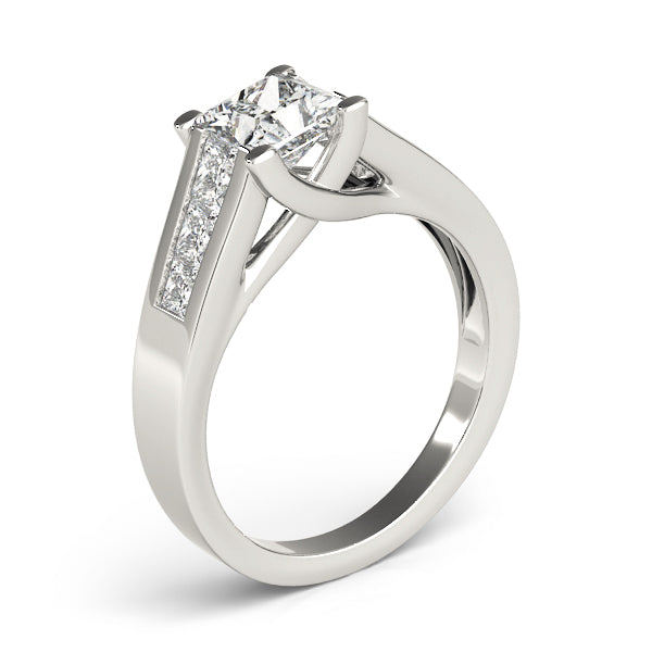 Square Trellis Diamond Engagement Ring · 1.52 ct tw