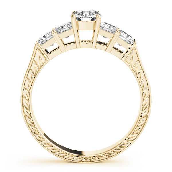 Round Antique Diamond Engagement Ring · 1.32 ct tw
