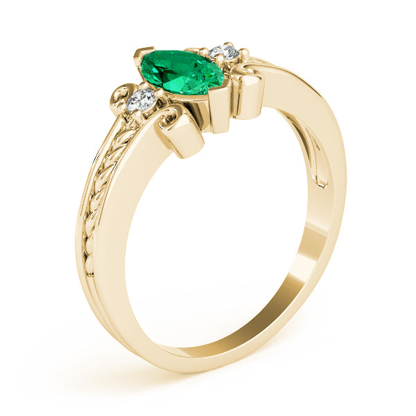 Marquise Gemstone Fashion Ring · 0.06 ct tw