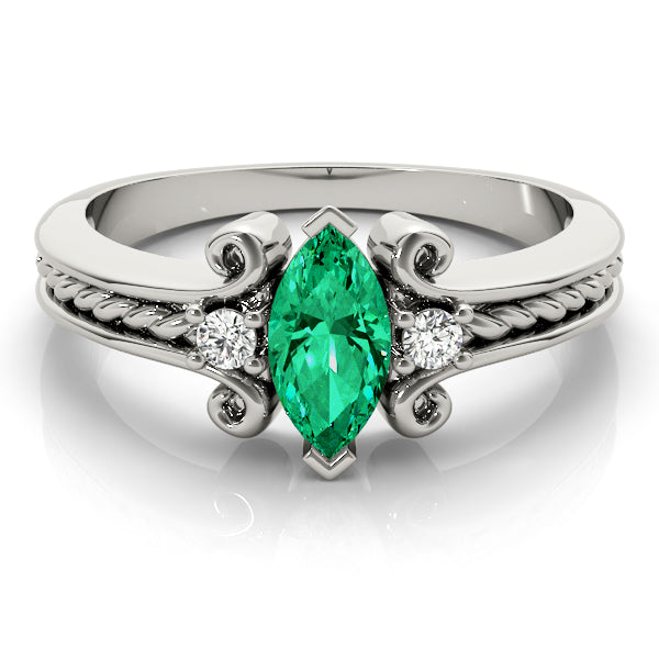 Marquise Gemstone Fashion Ring · 0.06 ct tw