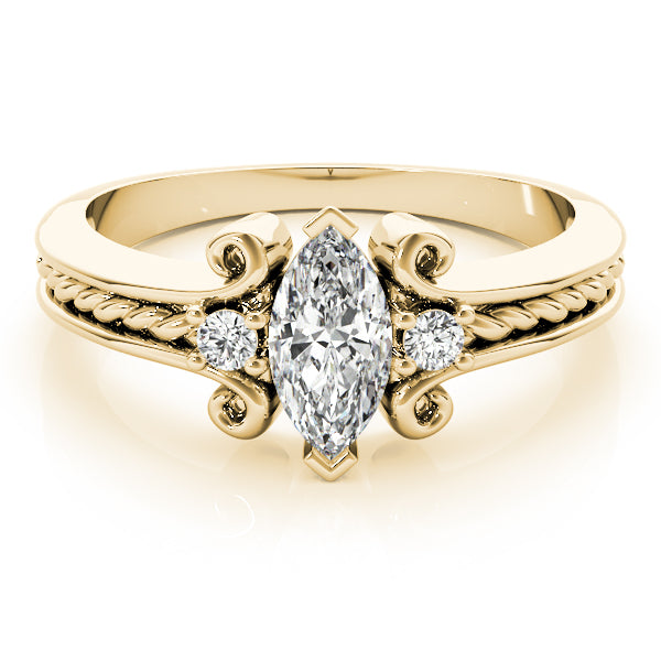 Marquise Gemstone Fashion Ring · 0.06 ct tw