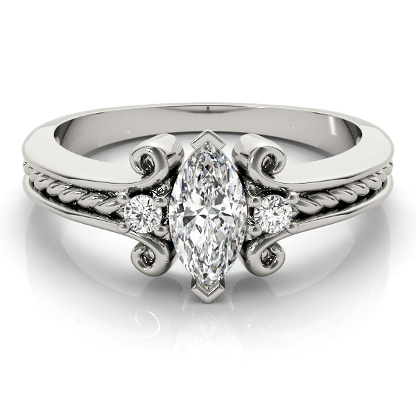 Marquise Gemstone Fashion Ring · 0.06 ct tw