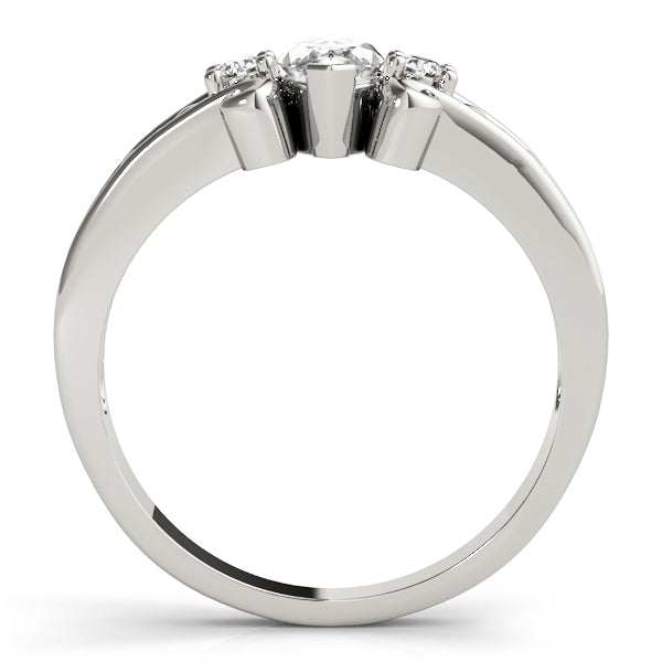 Marquise Gemstone Engagement Ring · 0.02 ct tw