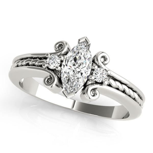Marquise Gemstone Fashion Ring · 0.06 ct tw