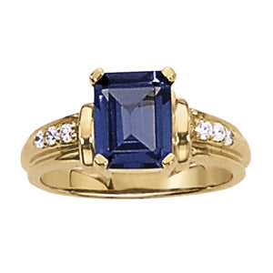 Emerald Gemstone Fashion Ring · 0.12 ct tw