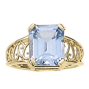 Emerald Gemstone Fashion Ring