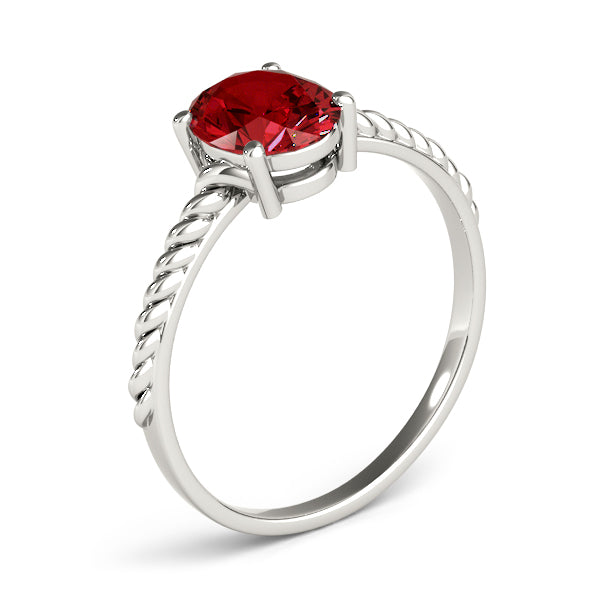 Oval Gemstone Fashion Ring