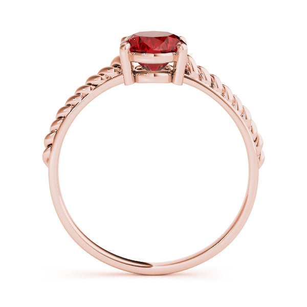 Oval Gemstone Fashion Ring
