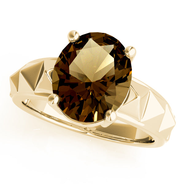 Oval Gemstone Fashion Ring