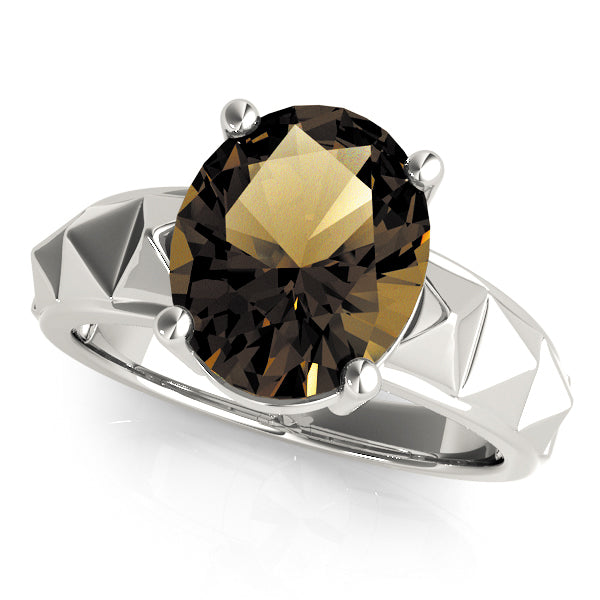 Oval Gemstone Fashion Ring