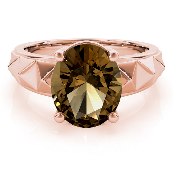 Oval Gemstone Fashion Ring