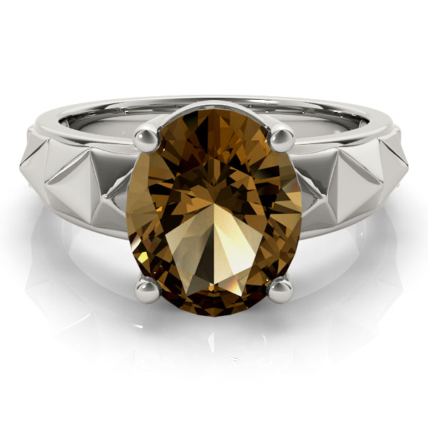 Oval Gemstone Fashion Ring