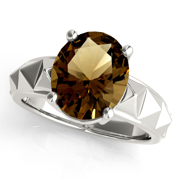 Oval Gemstone Fashion Ring