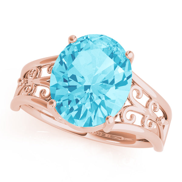Oval Gemstone Fashion Ring