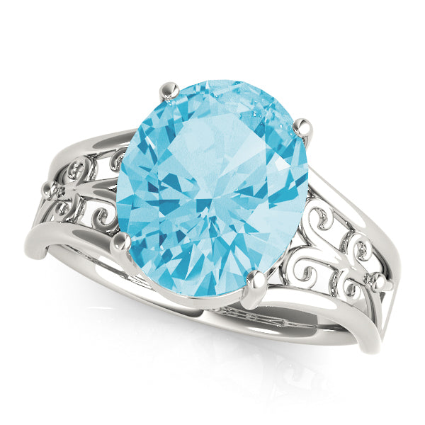 Oval Gemstone Fashion Ring