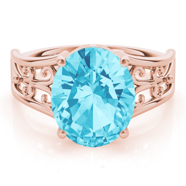 Oval Gemstone Fashion Ring