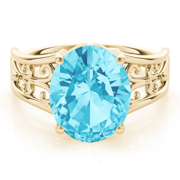 Oval Gemstone Fashion Ring
