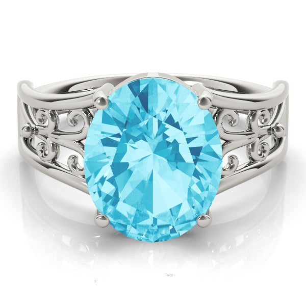 Oval Gemstone Fashion Ring