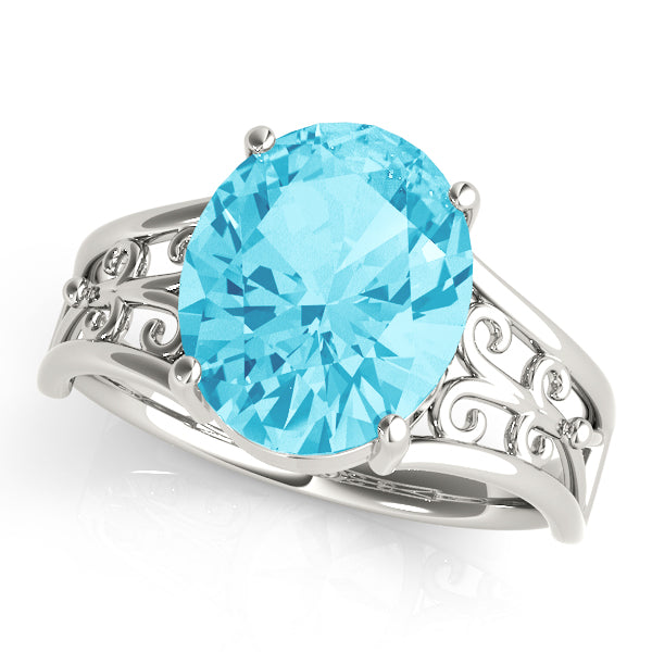 Oval Gemstone Fashion Ring