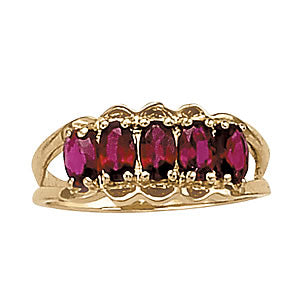 Oval Gemstone Fashion Ring