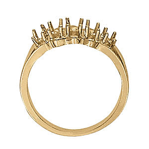Oval Gemstone Fashion Ring