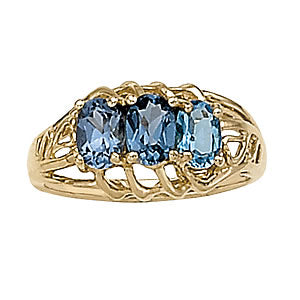 Oval Gemstone Fashion Ring