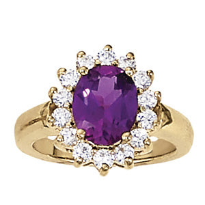 Oval Gemstone Fashion Ring · 0.98 ct tw