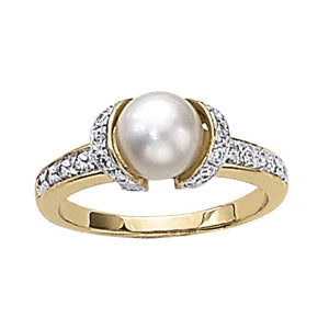 Pearl Gemstone Fashion Ring · 0.28 ct tw