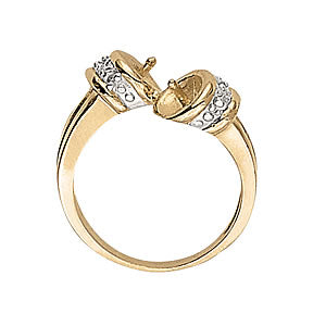 Pearl Gemstone Fashion Ring · 0.12 ct tw