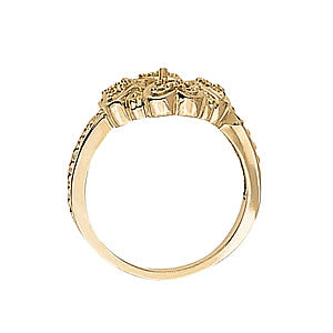 Pearl Gemstone Fashion Ring · 0.18 ct tw