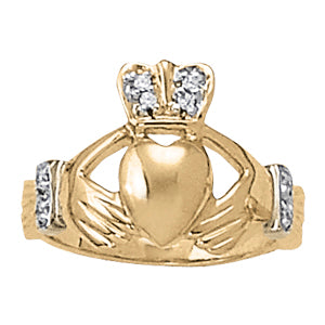 Diamond Religious Fashion Ring · 0.08 ct tw