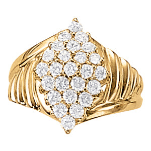 Diamond Cluster Fashion Ring · 0.50 ct tw