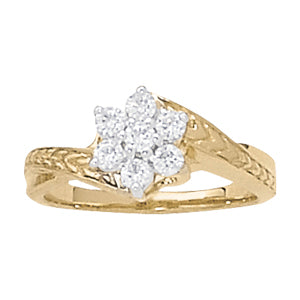 Diamond Cluster Fashion Ring · 0.42 ct tw